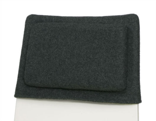 Cozy Cozy Stool Slipcover, Vesper Charcoal