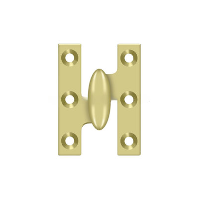 Deltana OK2015U19-L 2" x 1-1/2" Hinge in Paint Black
