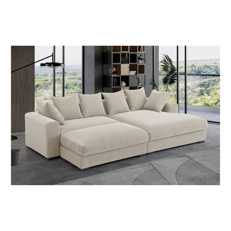 Canapé modulaire 3 pièces Naomi
