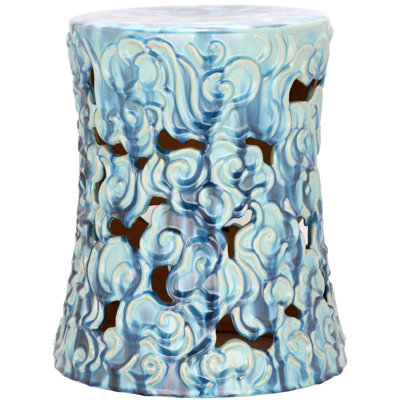 Beckham Ceramic Garden Stool by World Menagerie