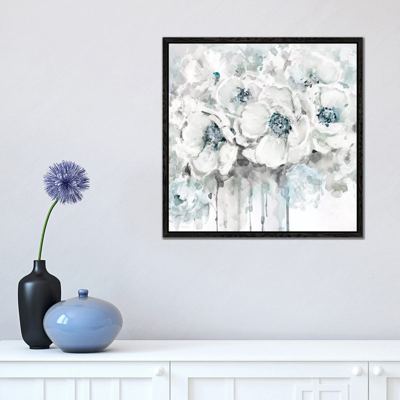 Spring Blues II by Carol Robinson - Wrapped Canvas Print, 45.72 cm H x 45.72 cm W, Black Framed