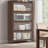 57'' Tall Metal 4 Flip Doors Cabinet, Bookcase With Storage-1509781927