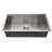 32" L x 19" W Undermount Kitchen Sink 16G Single Basin Kitchen Sink with Basket Strainer and Bottom Grid-105737336-124064482