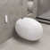 Egg-Shaped Smart Bidet Toilet With Multi-Function Wand 1.28Gpf