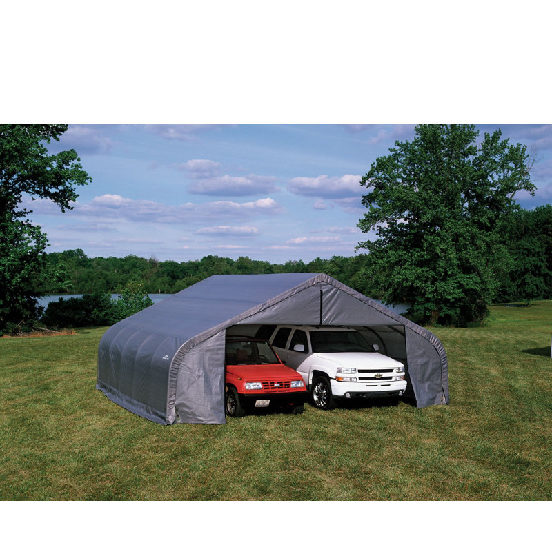 22. Ft. W x 28 Ft. D Garage, Grey