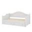 Canapé-lit simple en bois équipé d'un lit gigogne escamotable et de tiroirs de rangement pratiques-114727898