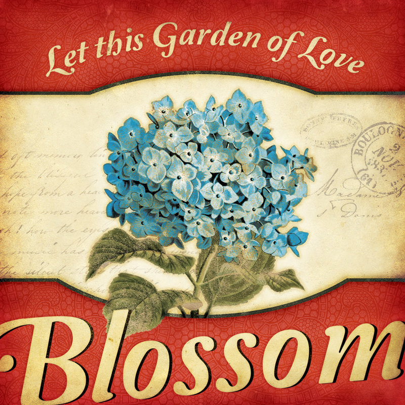 Let It Blossom - Wrapped Canvas Print, 51cm H x 51cm W x 3.8cm D
