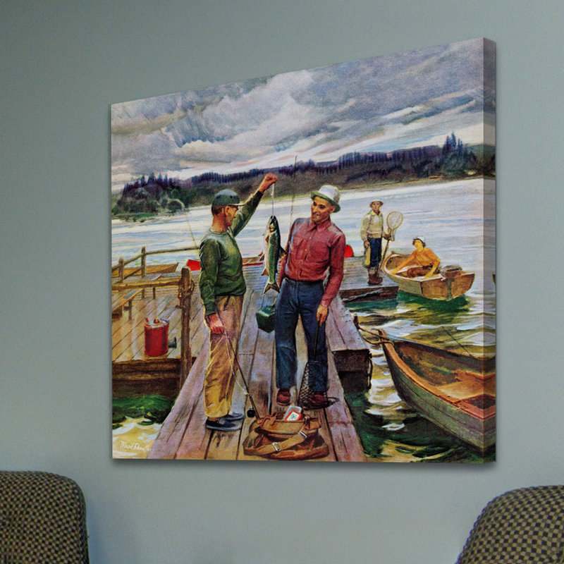 « the big one », reproduction d’art sur toile tendue, H 32 po x l 32 po x P 1,5 po