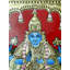 Peinture de Dhanvantari Tanjore | Couleur traditionnelle avec travail en or 22 carats | Avec cadre