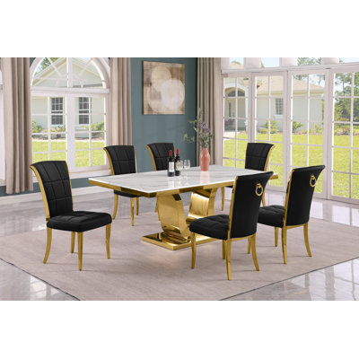 Ensemble de salle à manger rectangulaire H 42 po Horrace