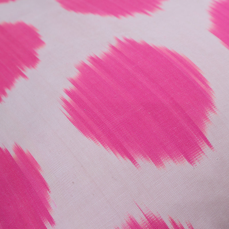 Geometric Silk Throw Pillow