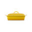 Le Creuset Stoneware Heritage Rectangular Covered Casserole, 4 Qt. - Nectar