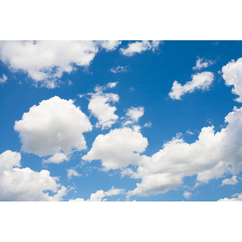 Cumulus Clouds by Aluxum, 8" H x 12" W