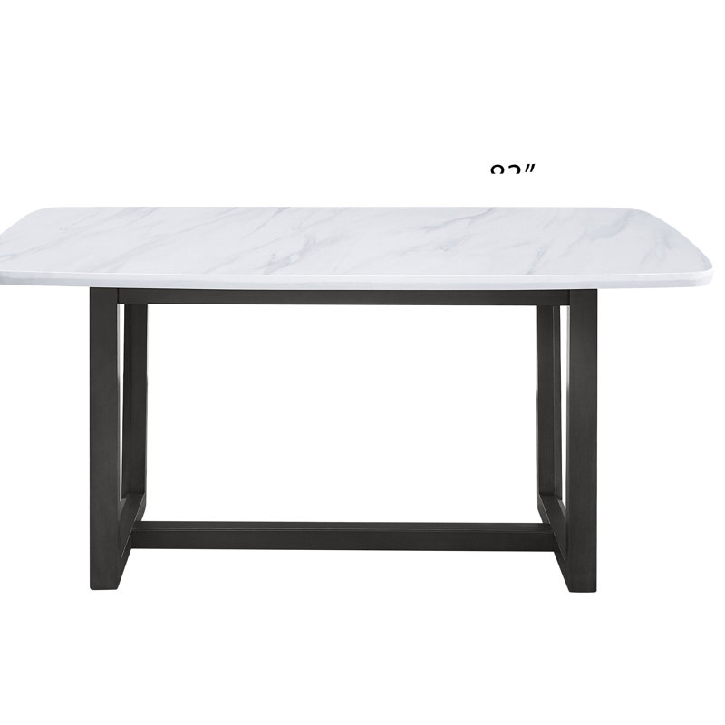 Table de salle à manger Breighana, Marbre