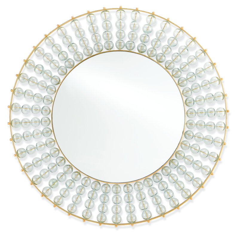 Calais Round Metal Wall Mirror