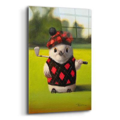  'Birdie Swing' by Lucia Heffernan Acrylic Glass Wall Art, 16" x 24"