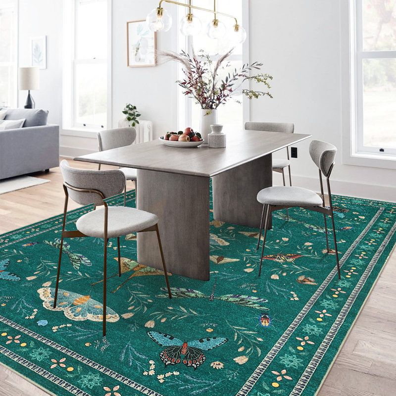 Soft and Modern Pink Area Rug - Soft Carpet for Living Room and Bedroom - Elegant Home Decor - 8x10ft (244x305cm) - USA Specification