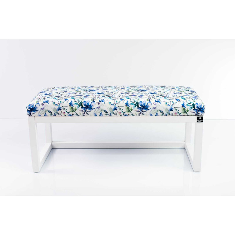 Velvet Upholstered Bench, 45cm H x 85cm W x 35cm D