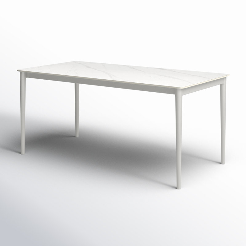 Cadedra Rectangular Concrete Outdoor Dining Table