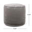 Pouf Shimon, gris étain