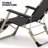 Outdoor Patio Chair, Black