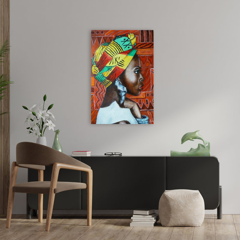 Model 3 - Multicultural Figurative Art, 36" H x 24" W