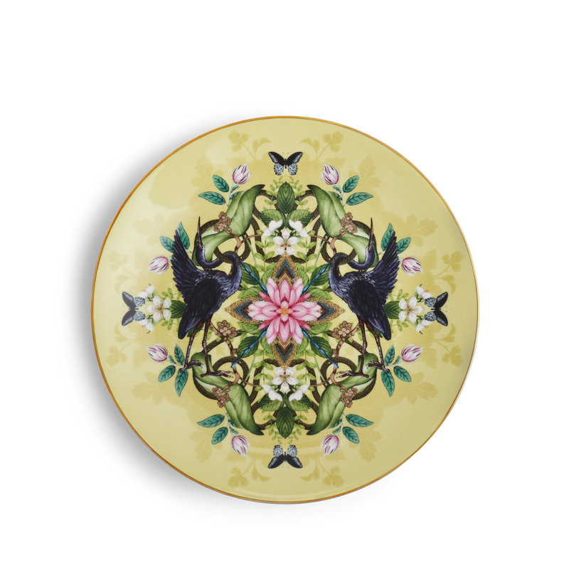 Wonderlust Waterlily 7.9in Couped Plate