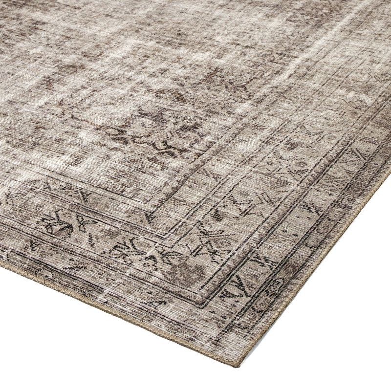  Runner Jute Area Rug, Natural Bark, Runner 2'6" x 9'6" 