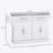Rolling Kitchen Island, White-1316139424
