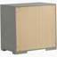 Table de chevet 2 tiroirs Pierce Grey-983238435