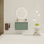 Meuble-lavabo mural de 30 po avec portes à fermeture en douceur et lavabo en forme de goutte, parfait pour les petites salles de bain-116332401