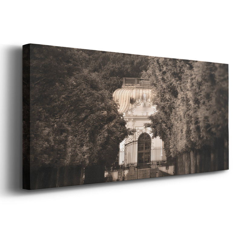 «Vienna Walk» - Toile tendue avec châssis - Prêt à accrocher, H 20 po x l 50 po