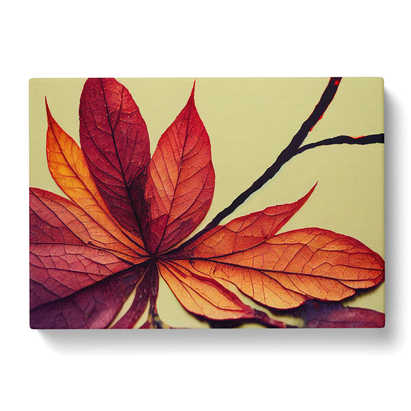 Autumn Leaf Vol.3 - Wrapped Canvas, 40cm H x 60cm W x 3cm D