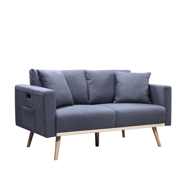 Causeuse en tissu 56,5 po Easton
