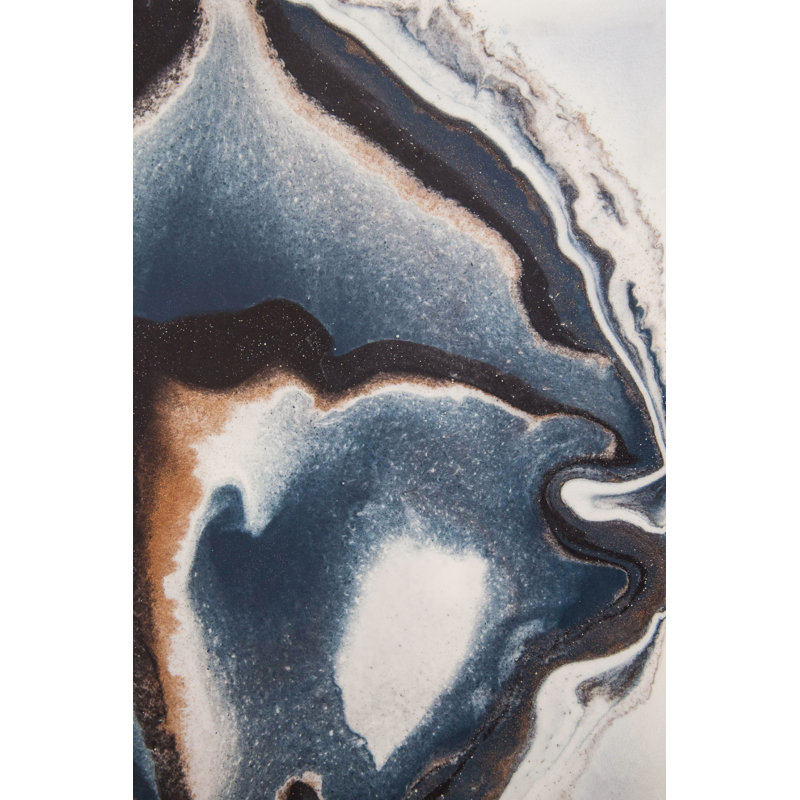 Fayre Abstract Agate Background by Jennifer Kosig - Wrapped Canvas Photograph, 36" H x 24" W