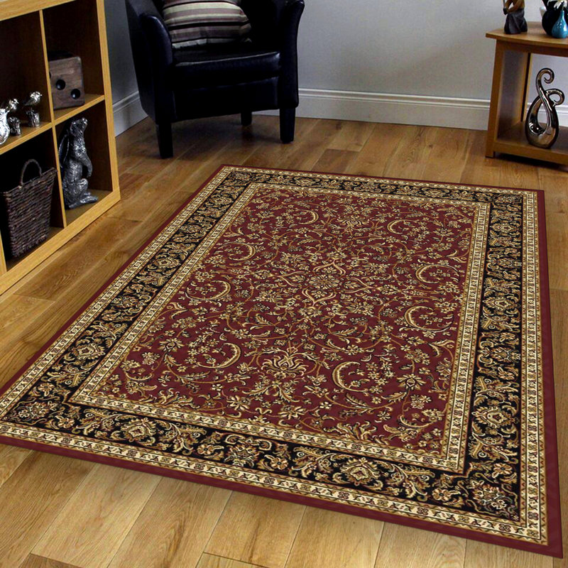 Tapis bordeaux Murrieta, Rectangle 9 pi 10 po x 12 pi 10 po
