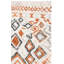 Tapis orange / gris en laine Ciarletto-1221119482