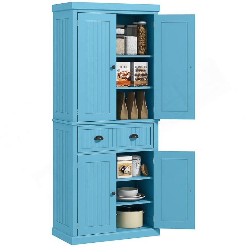 Garde-manger de 72 po Heliane, Bleu