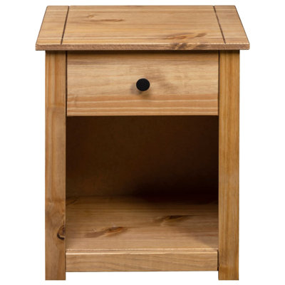 Mattson 46cm W Solid Wood Bedside Table