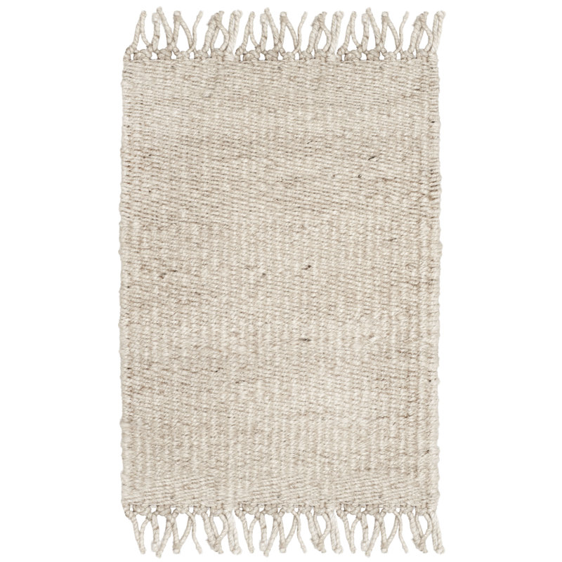 Fitzwater Hand Woven Jute Area Rug, Rectangle 2 pi 6 po x 4 pi