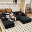 Canapé modulaire Boneless 96 po Cloud Couch-2021107605-2021107603