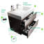 Meuble-lavabo en noyer avec évier 36 po - Grand rangement, lisse et silencieux, moderne, évier avec poignée-1289970672-1289970677