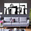 «White To Black Abstract I», reproduction sur toile-1402079433