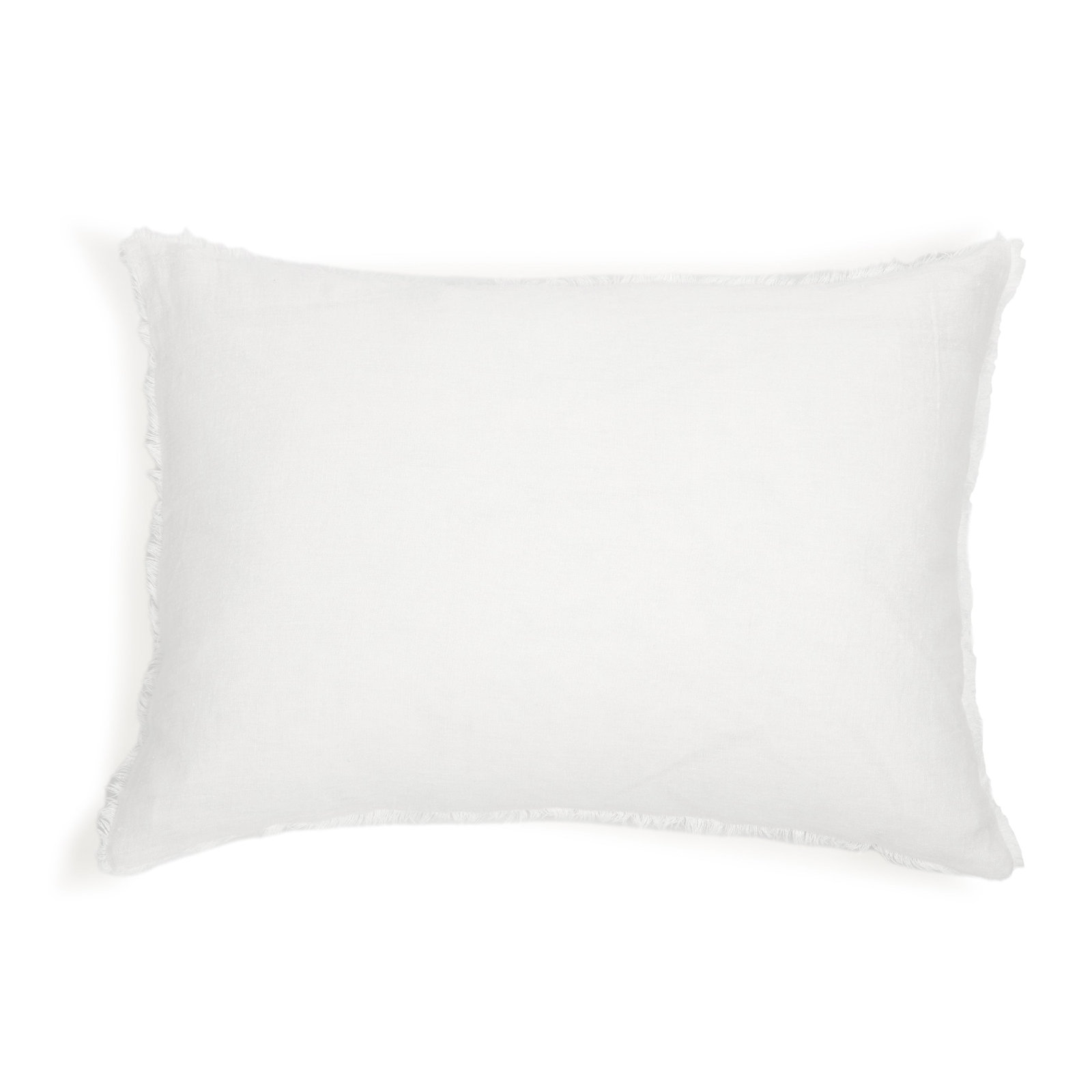 Hunter Handwoven Linen Shams, Standard, White