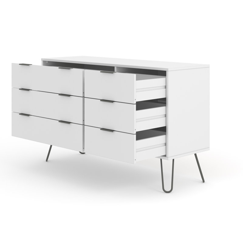 Dufresne 3+3 Wide Chest of Drawers