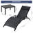 60'' Long Reclining Chaise Lounge Set with Cushions and Table-88414029