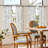 Linen Rod Pocket Floral Farmhouse Cafe Kitchen Curtains-910487230-910487231