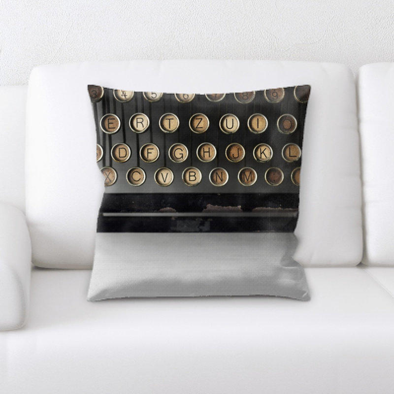 Coussin machine à écrire Marilyn