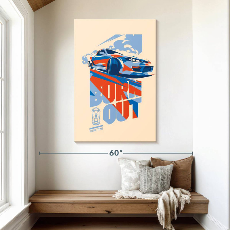 Mehar Burnout Car, 48" H x 32" W