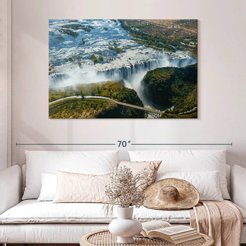 Rideau d'eau Alvord Victoria Falls, H 32 po x l 48 po